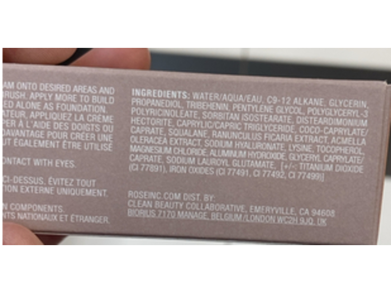 Rose Inc Softlight Luminous Hydrating Concealer, LX 030 Light Skin Tone, 0.36 fl oz/10.8 mL