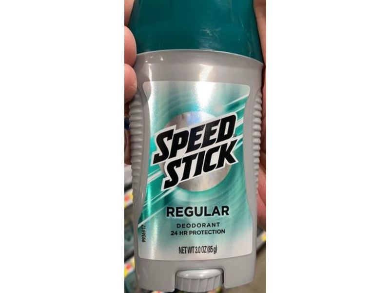 Speed Stick Deodorant, Regular, 3.0 oz/85 g, Pack Of 2