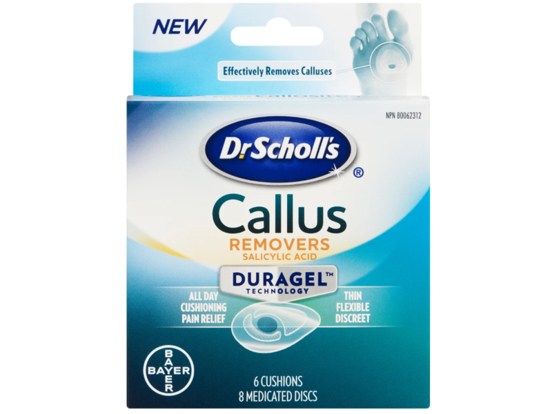 Dr Scholl's Duragel Callus Removers, Salicylic Acid, 6 Count