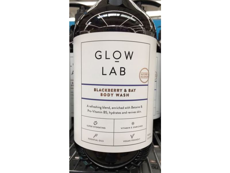 Glow Lab Body Wash, Blackberry & Bay, 30.43 fl oz/900 ml