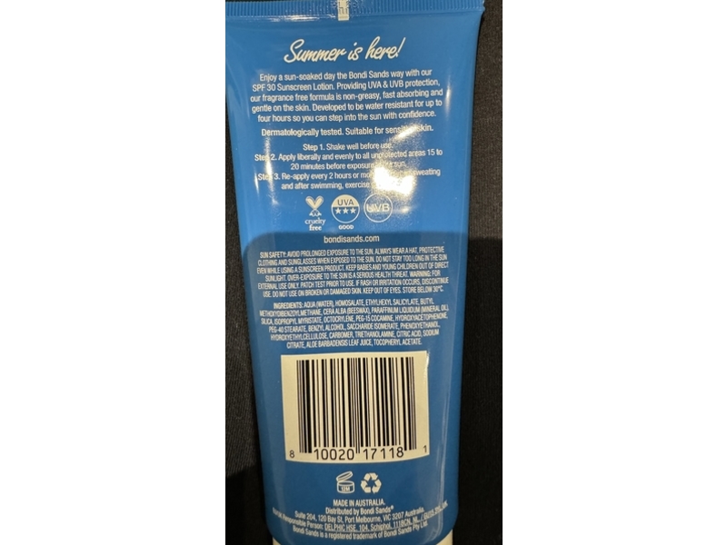 Bondi Sands Lotion, SPF 30+, 5.07 fl oz/150 mL