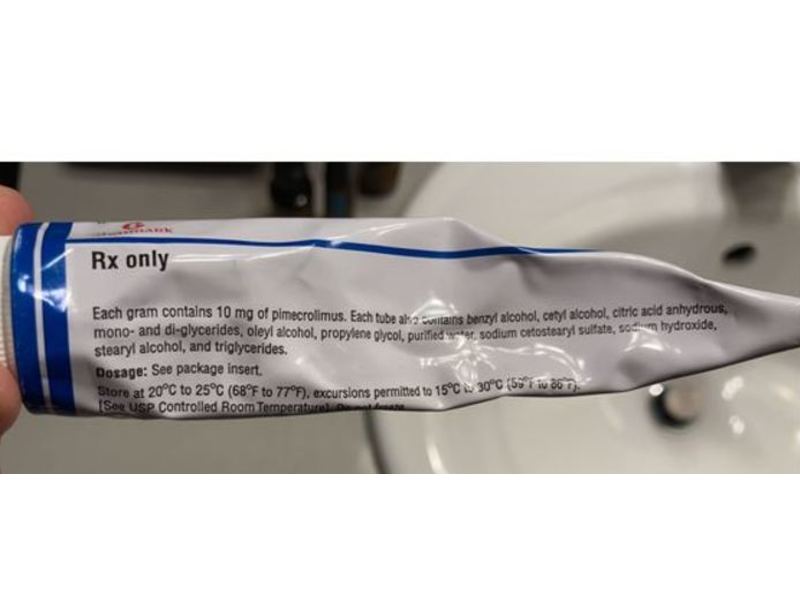 Pimecrolimus Cream, 1%, 60 g, Glenmark (RX)