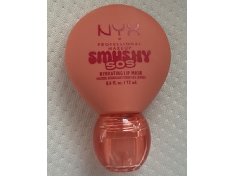 NYX Professional Makeup Smushy SOS Hydrating Lip Mask, Peachy, 0.4 fl oz/12 mL