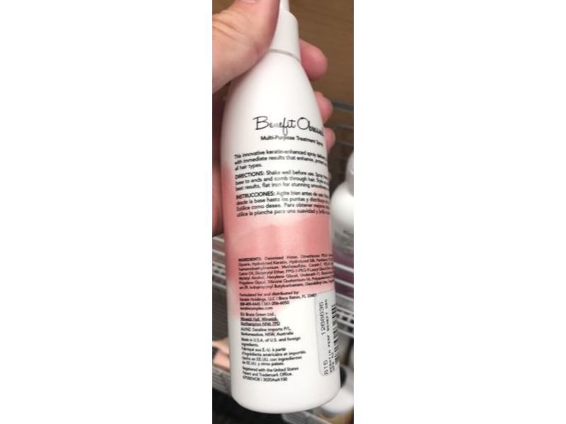 Keratin Complex Keratin Obsessed Multi-Benefit Treatment Spray, 5 fl oz/148 mL