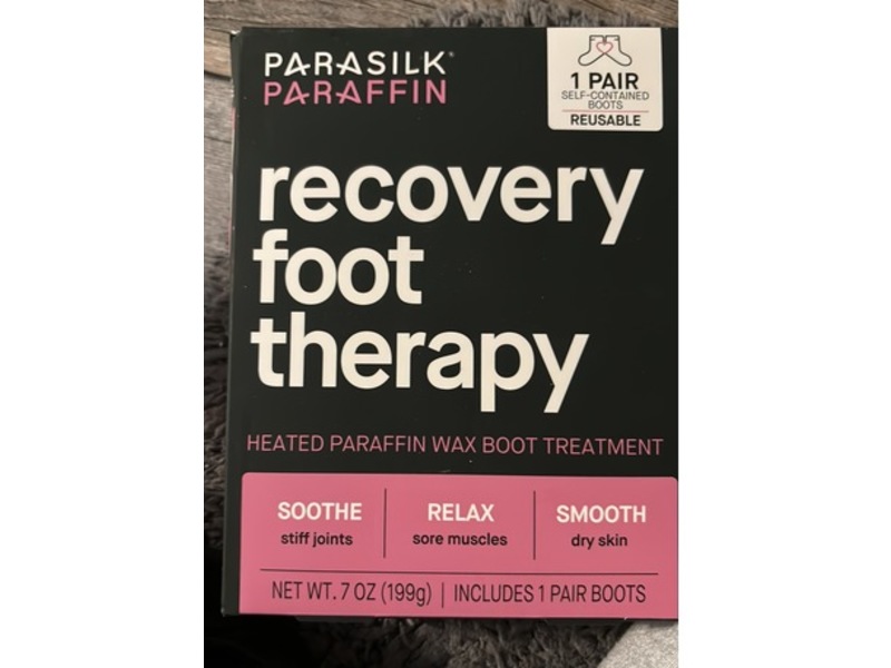 Parasilk Recovery Foot Therapy Boots Heated Paraffin Wax Boot Treatment, 7 oz/199 g, 1 Pair