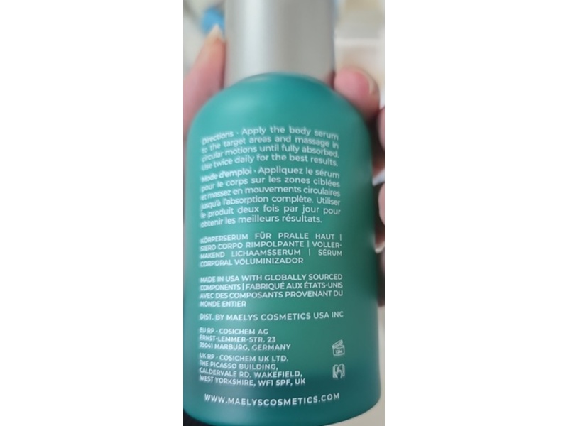 Maelys RE-VAMP Plumping Body Serum, 3.5 oz/100 g