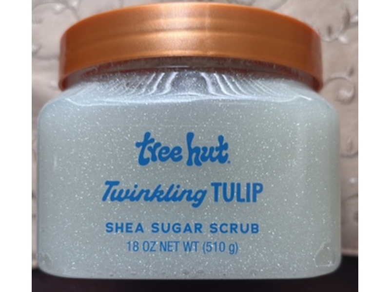 Tree Hut Shea Sugar Scrub, Twinkling Tulip, 18 oz/510 g