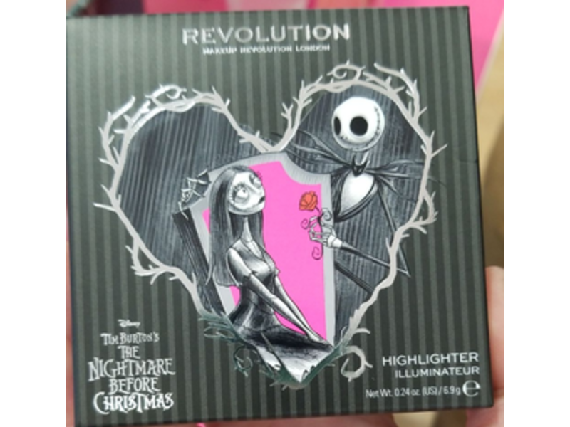 Revolution Disney Tim Burton's Nightmare Before Christmas Highlighter, Misfit Love, 0.24 oz/6.9 g