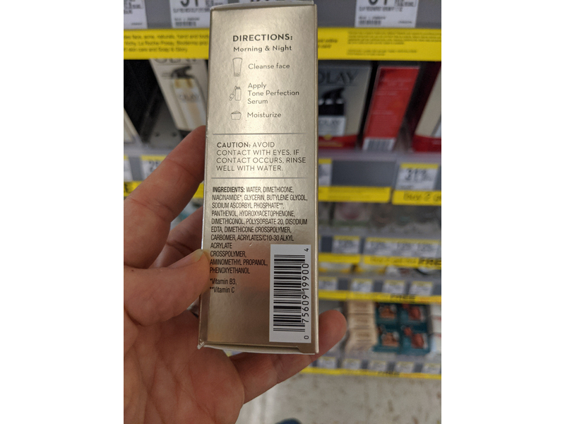 Olay Tone Perfection Serum B3+Vitamin C, 1.7 fl oz