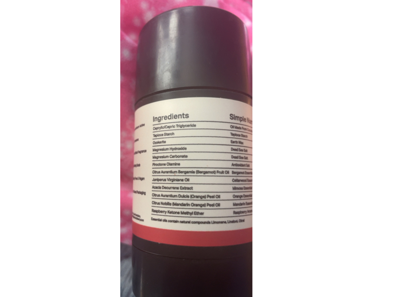 Each & Every Deodorant, Raspberry & Mandarin, 2.5 oz/70 g