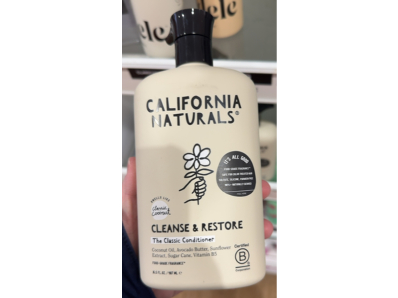 California Naturals Cleanse & Restore The Classic Conditioner, Classic Coconut, 8.5 fl oz/487 mL