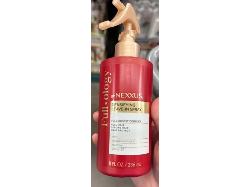 Nexxus Fullology Densifying Leave-In Spray, Collagen Amino-Acid + Rosemary & Vitamin B7, 8 fl oz/236 mL