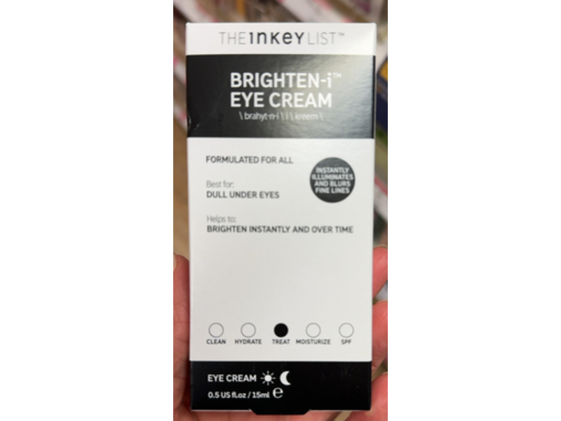 The Inkey List Brighten-i Eye Cream, 0.5 fl oz/15 mL
