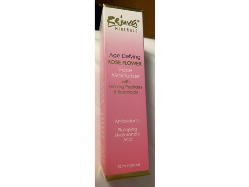 Rejuva Minerals Age Defying Face Moisturizer, Rose Flower, 1.69 oz/50 mL