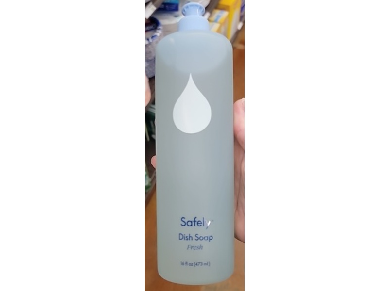 Safely Fresh Dish Soap, 16 fl oz/473 mL
