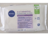 Nivea 3 In 1 Sensitive Cleansing Wipes, Sensitive Skin, Count 25 - Image 3
