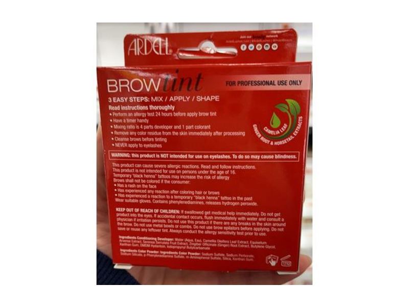 Ardell Brow Tint Kit, Medium Brown