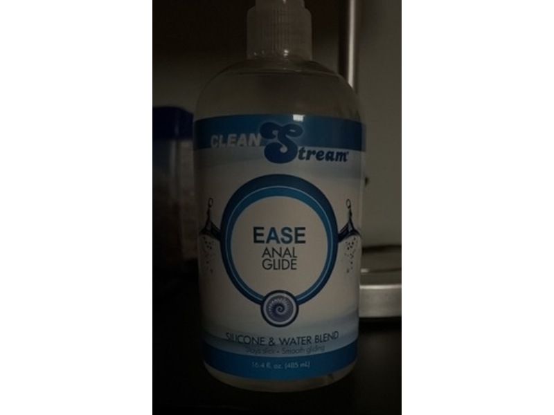 Clean Stream Ease Glide Lubricant, Silicone & Water Blend Anal, 16.4 fl oz/485 mL