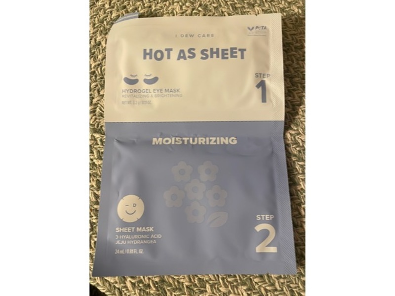 I Dew Care Hydrogel Eye Mask Kit, Hot As Sheet + Moisturizing, 2 Count