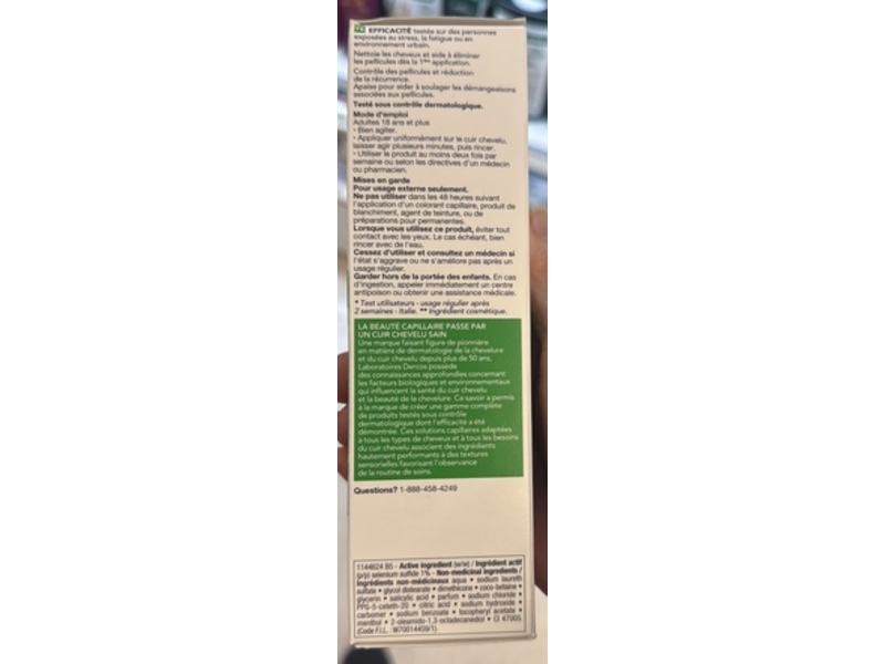 Dercos Anti-Dandruff Treatment Shampoo, 200 mL