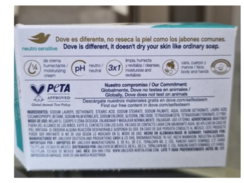 Dove Neutral Sensitive Soap, 135 g