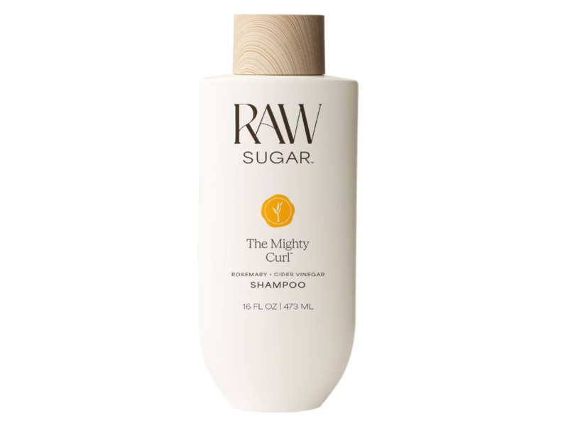 Raw Sugar The Mighty Curl Shampoo, Rosemary+Cider Vinegar, 16 fl oz/473 mL