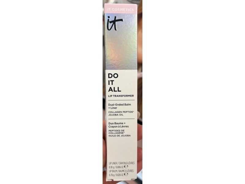it Cosmetics Do It All Lip Transformer Dual-Ended Balm + Liner, Pretty In Rose