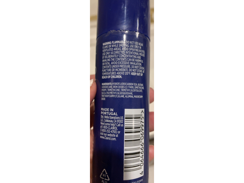 Clairol Root Touch Up Color + Volume 2-In-1 Spray, Black, 1.8 oz/52.7 g