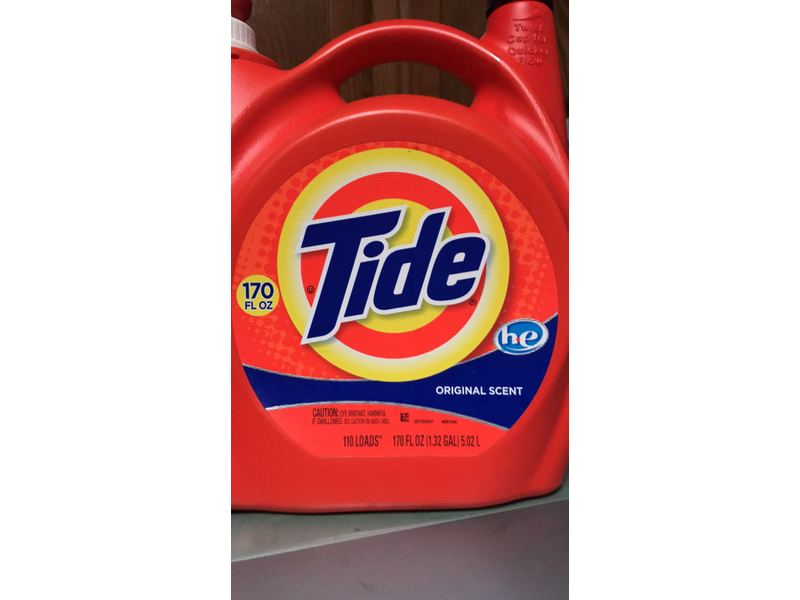 Tide High Efficiency Laundry Detergent, Original Scent, 110 Loads, 170 fl oz