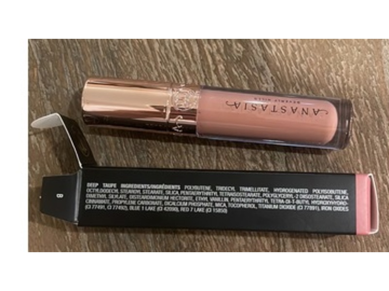 Anastasia Beverly Hills Lip Gloss, Deep Taupe 3, 0.105 fl oz/3.1 mL
