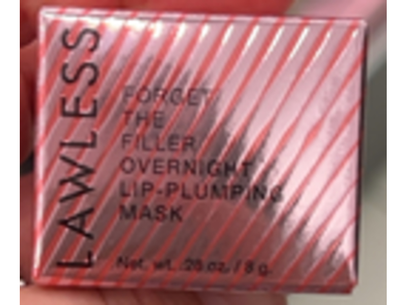Lawless Forget The Filler Overnight Lip Plumping Mask, Sweet Dreams, 0.28 oz/8 g