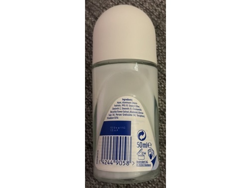 Nivea Pure & Sensitive 72h Anti-Perspirant Roll On, 50 mL