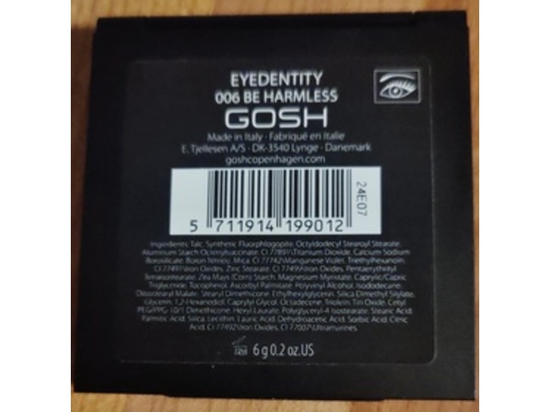 Gosh Eyedentity Eyeshadow Palette, 006 Be Harmless, 0.2 fl oz