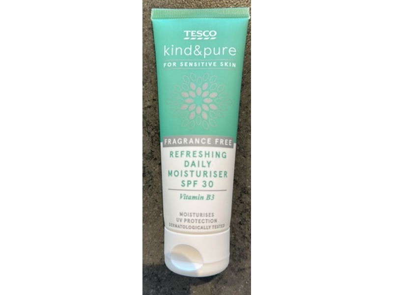 Tesco Kind & Pure Refreshing Moisturiser, SPF 30, 75 mL