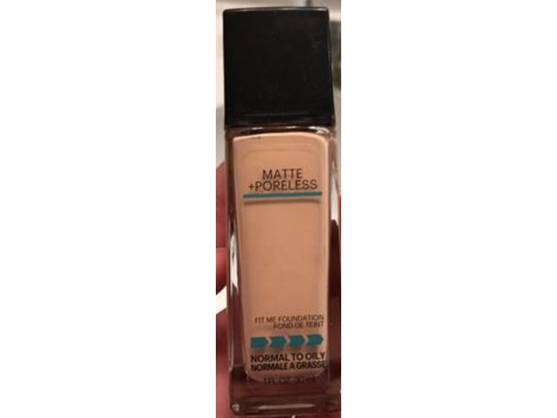 Maybelline New York Fit Me! Matte + Poreless Foundation, Ivory 115, 1 oz/30 mL