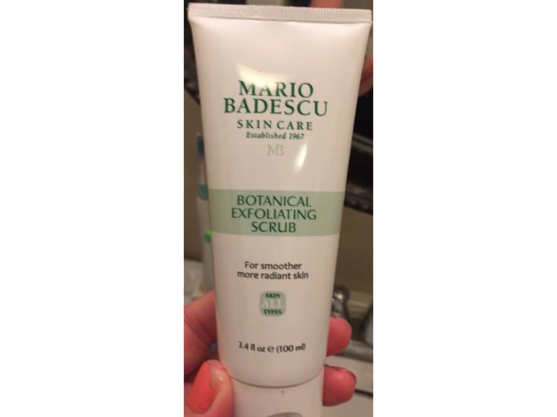 Mario Badescu Botanical Exfoliating Scrub, 3.4 fl oz/100 mL