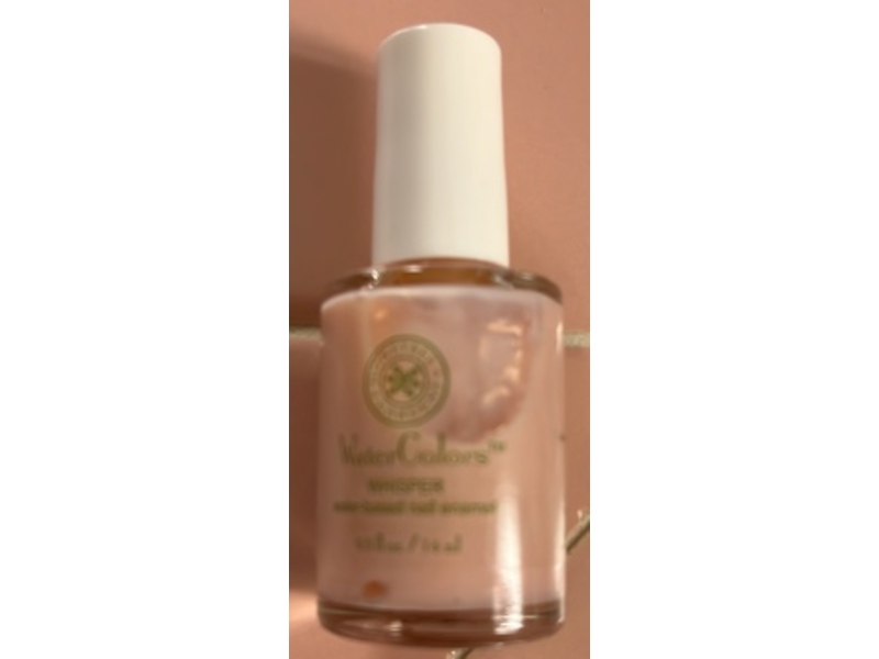 Honeybee Gardens Watercolors Water Based Nail Enamel, Whisper, 0.5 fl oz/14 mL
