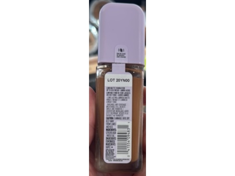 Maybelline New York Super Stay 30H Lumi-Matte Foundation, 355, 1 fl oz/30 mL