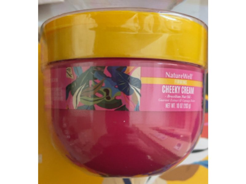 Natural Well Firming Cheeky Cream, Brazilian Nut oil, 10 oz/283 g, Pack Of 2