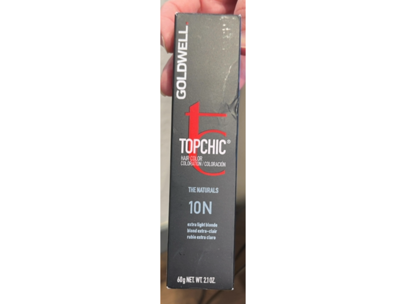 Goldwell Topchic Permanent Hair Color, 10N Extra Light Blonde, 2.1 oz/60 g
