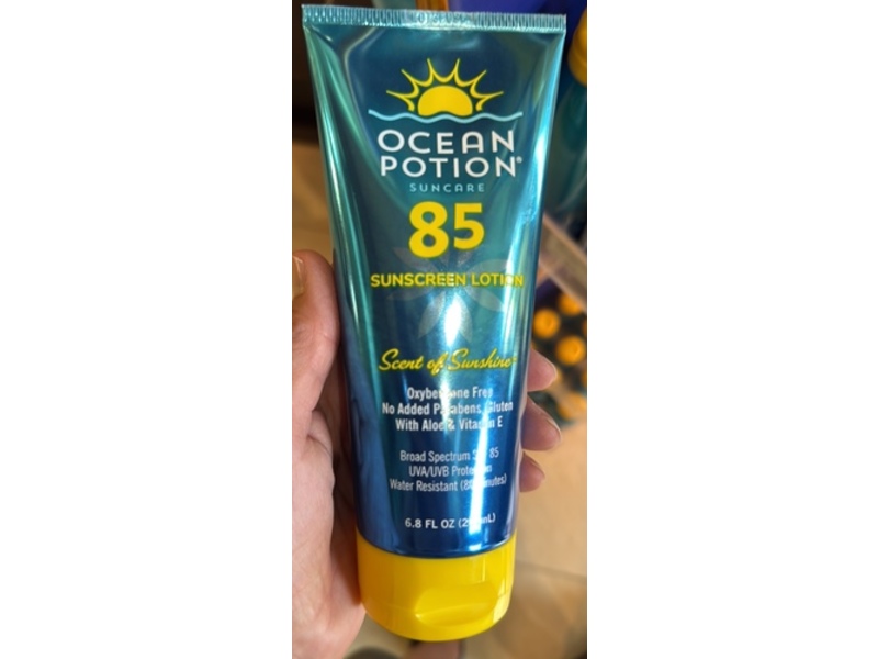 Ocean Potion Scent Of Sunshine Sunscreen Lotion, SPF 85, 6.8 fl oz/201 mL
