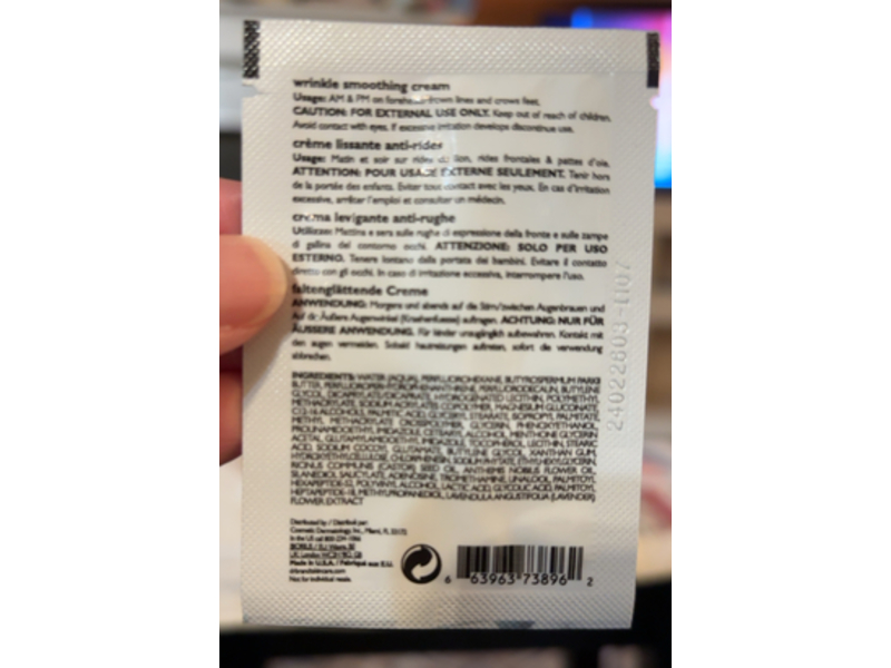 Dr. Brandt Needles No More Wrinkle Smoothing Cream, 0.067 fl oz/2 mL