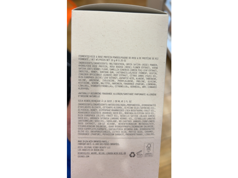 Cecred Fermented Rice & Rose Protein Ritual Set