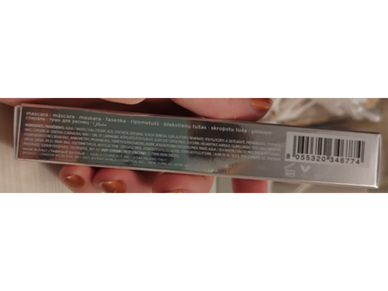 Nabla Major Pleasure Volume Extension Mascara, Black, 0.27 fl oz/8 mL