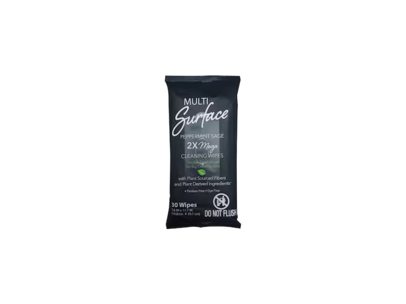 Rejoice Multi Surface Cleaning Wipes, Peppermint Sage, 30 Count