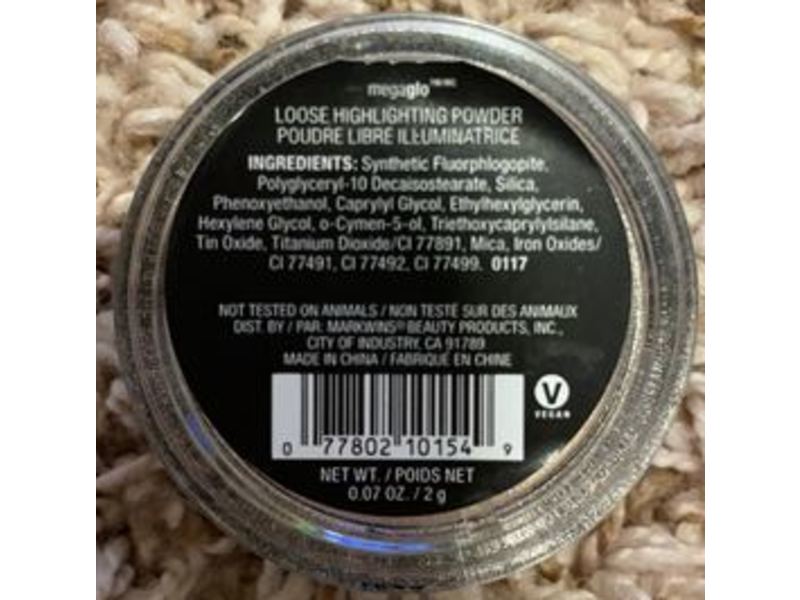 Wet N Wild Megaglo Loose Highlighting Powder, I'm So Lit, 0.07 oz/2 g