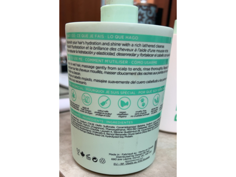 Designme Gloss.Me Hydrating Shampoo, 33.8 fl oz/1 L