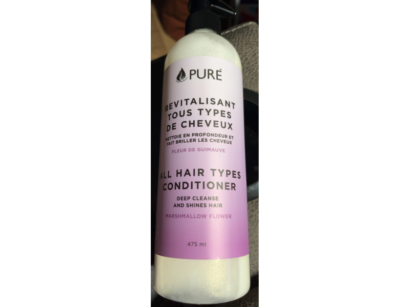 Pure Source All Hair Types Conditioner, Marshmallow Flower, 475 mL