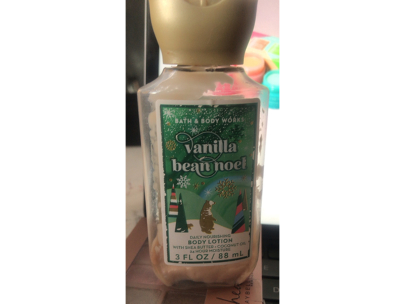 Bath & Body Works Daily Nourishing Body Lotion, Vanilla Bean Noel, 3 fl oz/88 mL