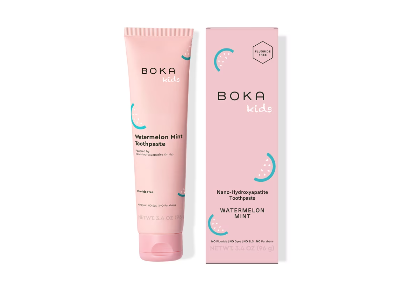 Boka Kids Nano-Hydroxyapatite Toothpaste, Watermelon Mint, 3.4 oz/96 g